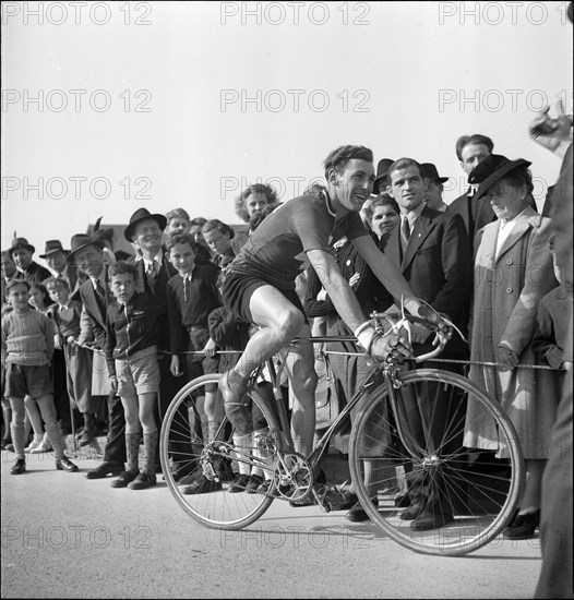 Pierre Champion, Swiss champion, cyclo cross 1946