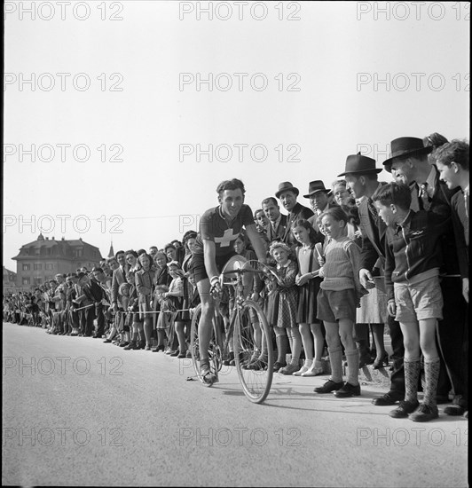 Pierre Champion, Swiss champion, cyclo cross 1946