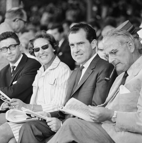 vice president Richard Nixon in Geneva, 1963.