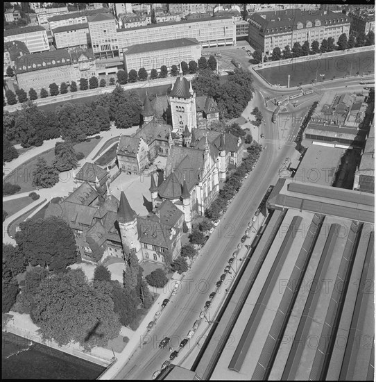 Zurich Landesmuseum, Neumühlequai 1955.