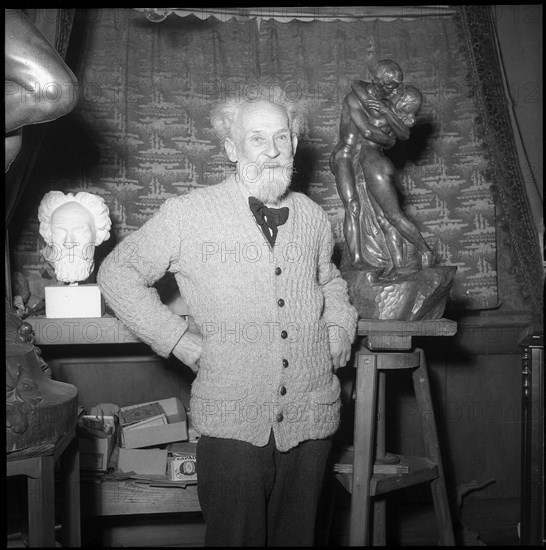 Karl Binder, sculptor 1956.