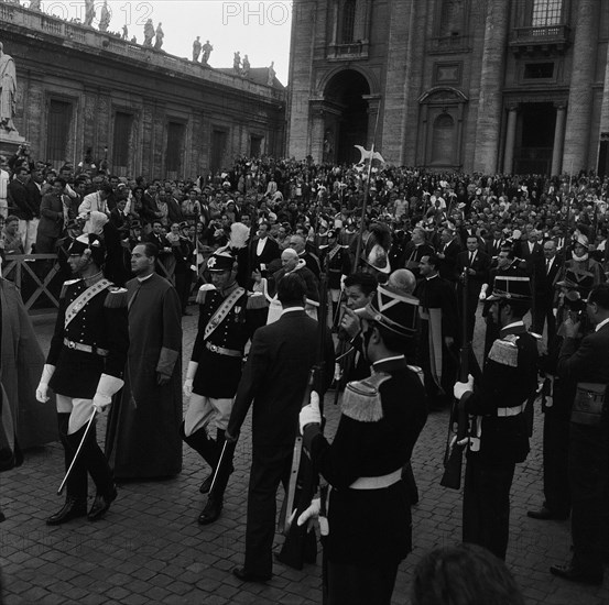 Olympic Games Rome 1960: Pope audience for the athletes.