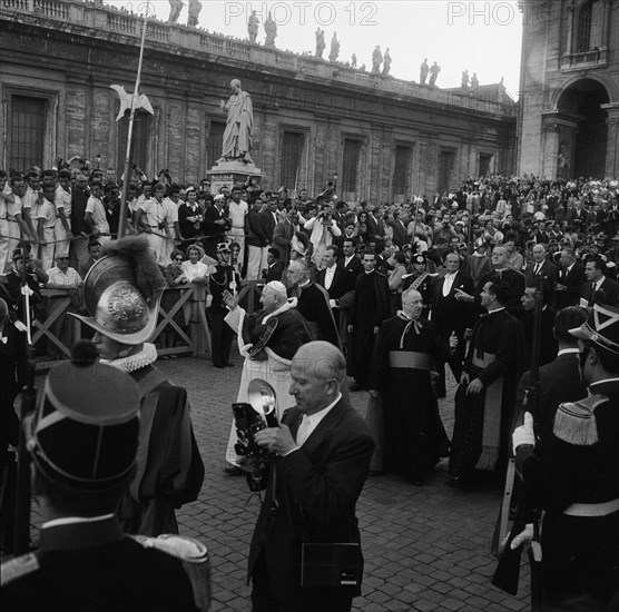 Olympic Games Rome 1960: Pope audience for the athletes.