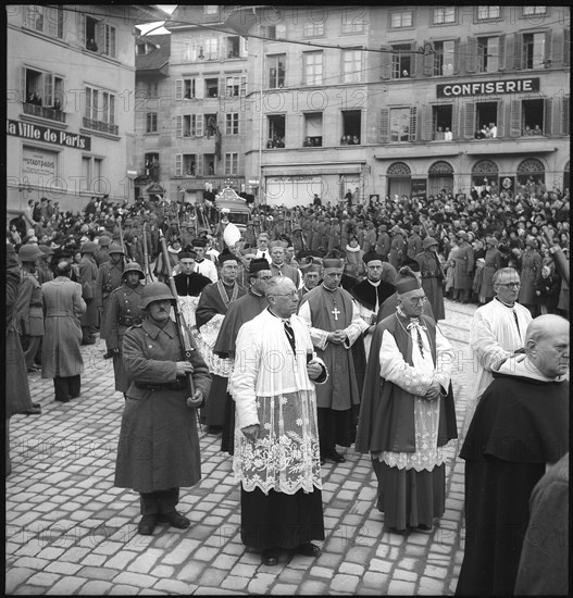 Funeral of Marius Besson 1945