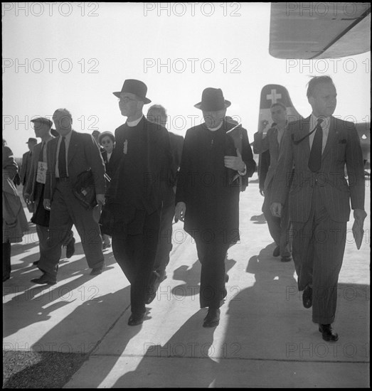 Cardinal Griffin in Switzerland, 1948