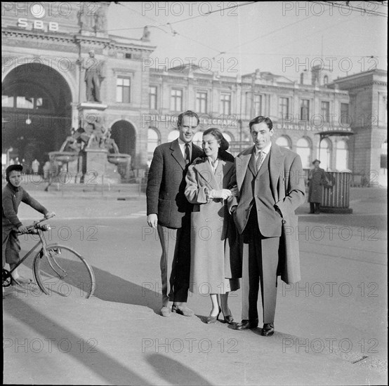 Coppi, Locatelli and Koblet in Zurich 1959.