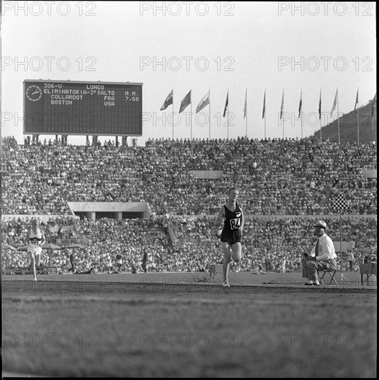 Rome 1960: 5000m; 2 Grodotzki, champion Murray Halberg.