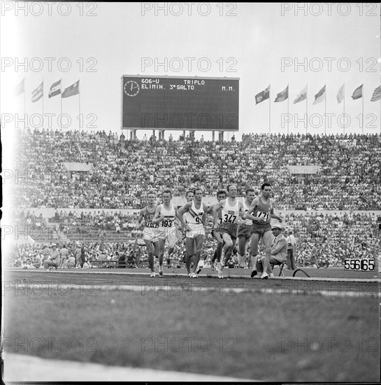 Rome 1960: 1500m; champion Elliott nr. 9.