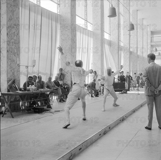 Olympic Games Rome 1960: The Modern Pentathlete Erhard Minder.