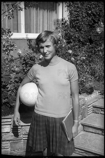 Madeleine Boll, soccer player 1965.