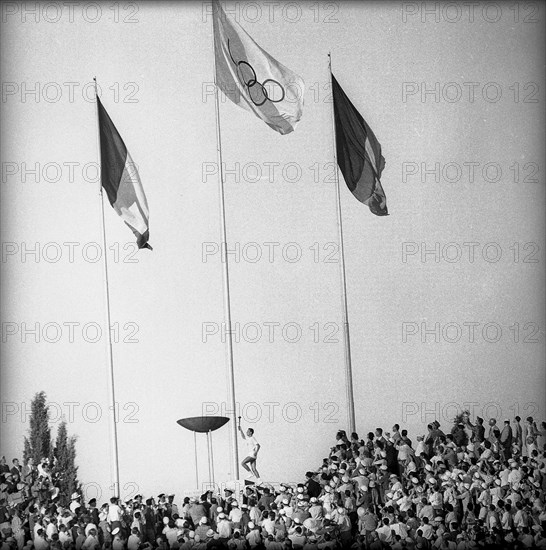 Olympic Games Rome 1960: Final ceremony.