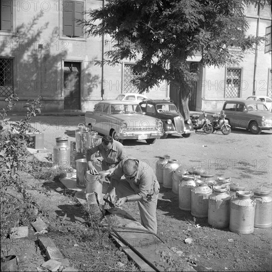 Rome 1960: Ovomaltine preparation.