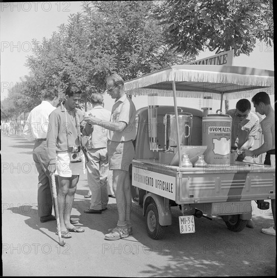 Rome 1960: Athletes with Ovomaltine.