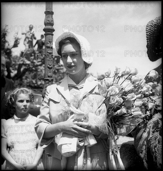 Princess Margaret of England in Nyon, 1949.