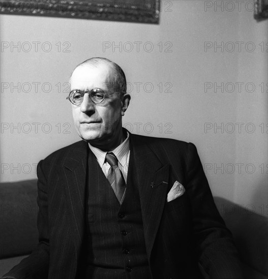 Xavier de Gaulle, french consul general in Geneva, 1945