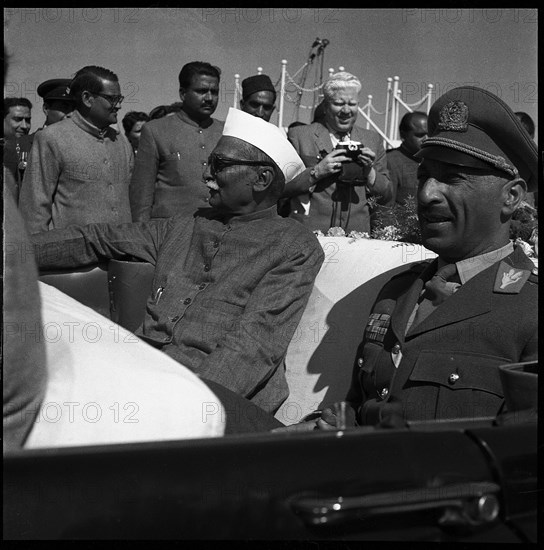 Rajendra Prasad and King Mohammad Zahir Shah, 1958.