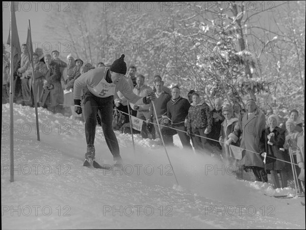 Roger Staub, Swiss ski champion 1959.