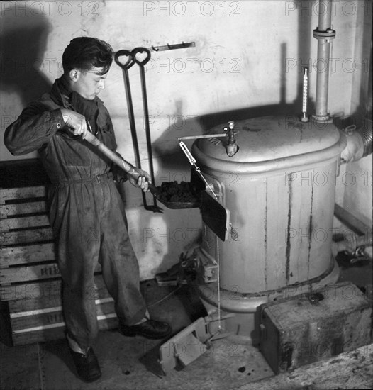 Kiln, heater, stove in the factory Schroeder.