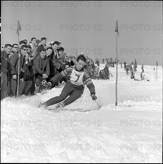 Bengt Erik Grahn in Megeve, 1961 .