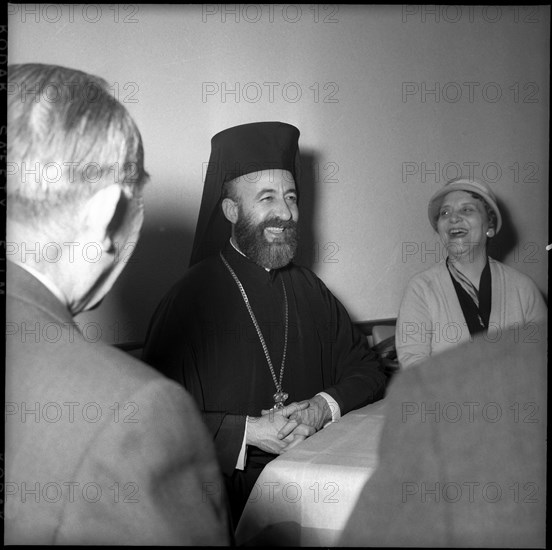 Archbishop Makarios in Zurich, 1959 .