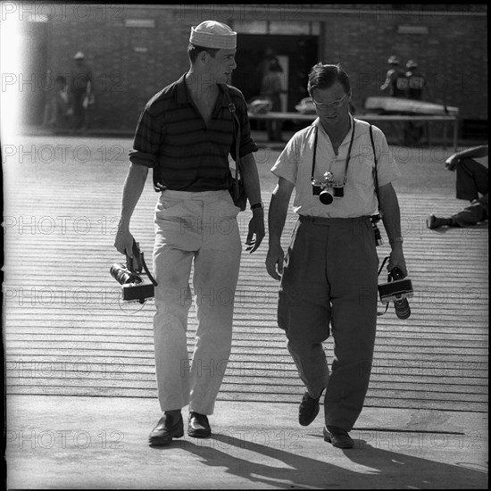 Olympic Games Rome 1960: Photographer Willy Bogner.