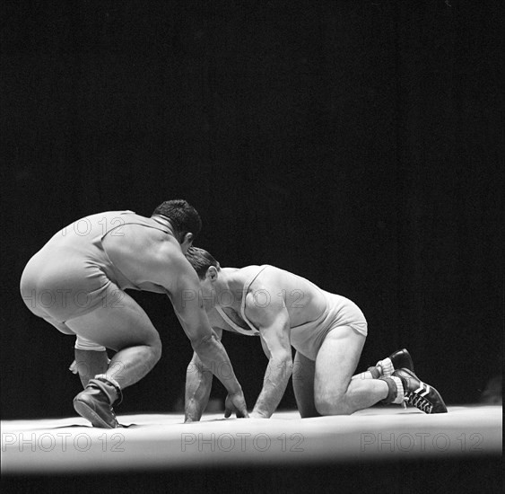 Olympic Games Rome 1960: Holzherr gegen Ferreras.