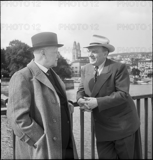 Franz Lehar, Richard Tauber in Zurich 1946 .