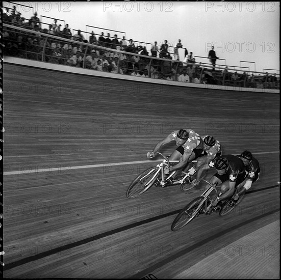 Olympic Games Rome 1960: Tandem duel USA-Switzerland.