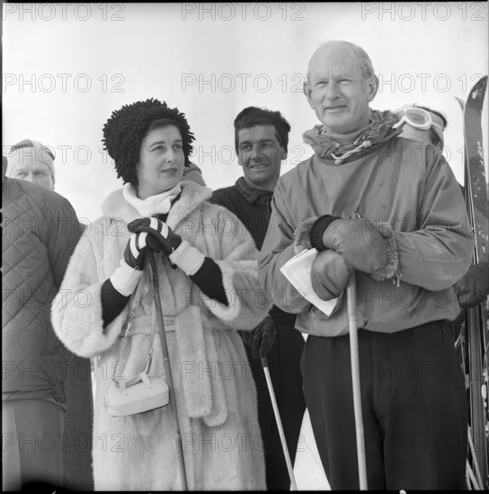 Princess Alexandra with Patrick Scott .