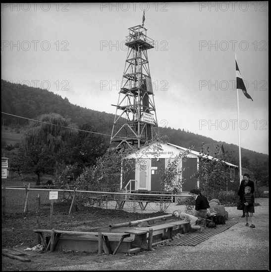 Zurzach, thermal spa, bath house; 1955.