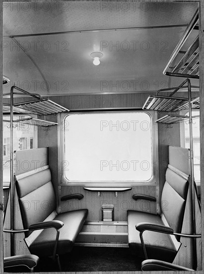 New passenger train of the BLS, 1959.