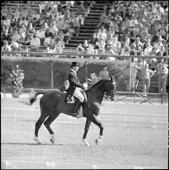 Olympic Games Rome 1960: Josef Neckermann and Asbach.