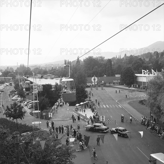 SAFFA fair cableway, 1958 .