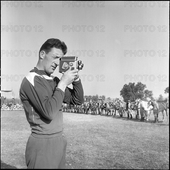 Olympic Games Rome 1960: The Modern Pentathlete Erhard Minder.