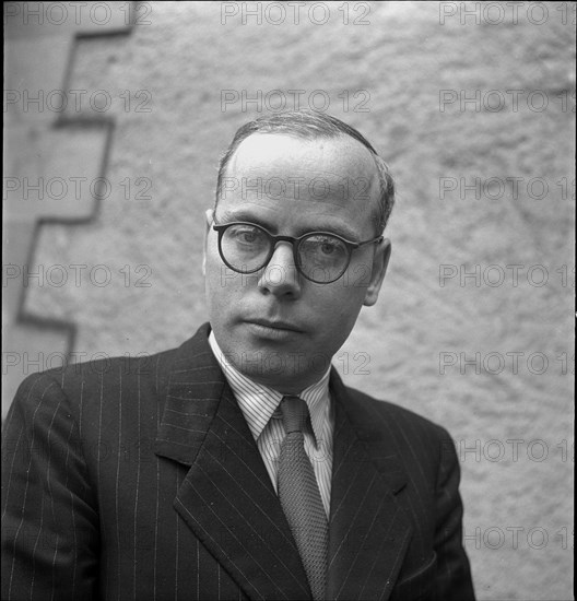 Gaston Clottu, member of the National Council, 1958.