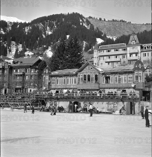 Grand Hotel, delboden, around 1940.