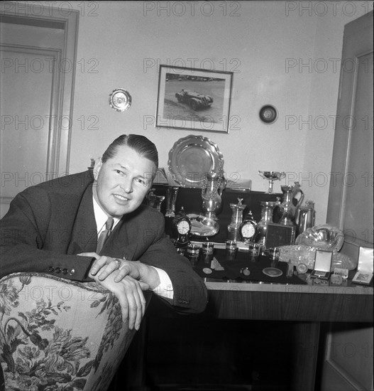 Willy P. Daetwyler, at home around 1957.