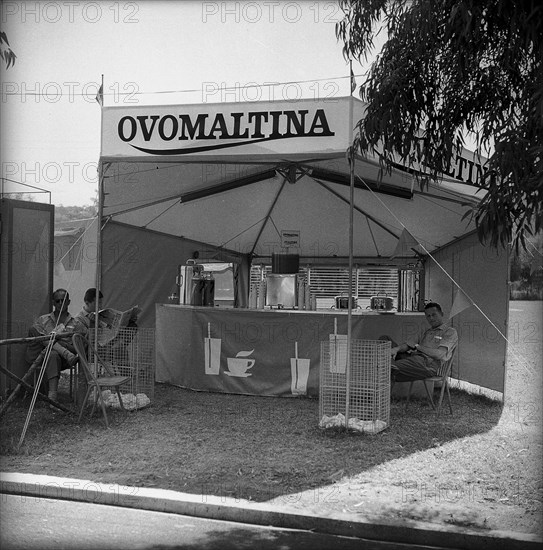 Rome 1960: Ovomaltine stand.