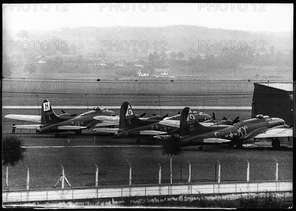 Flying Fortresses in Dübendorf, 1943