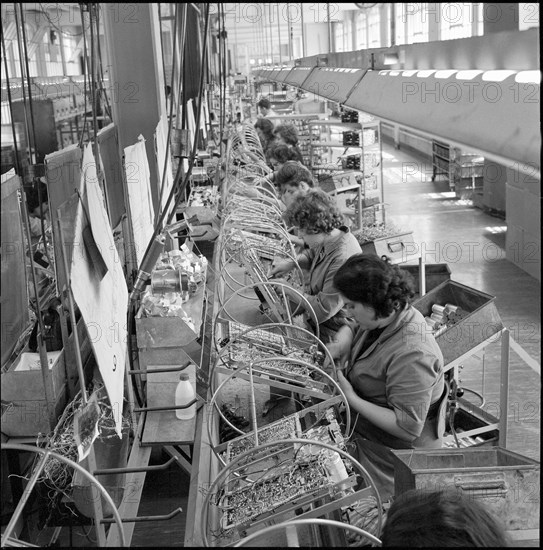 Women Working in Industrial Company, around 1965.