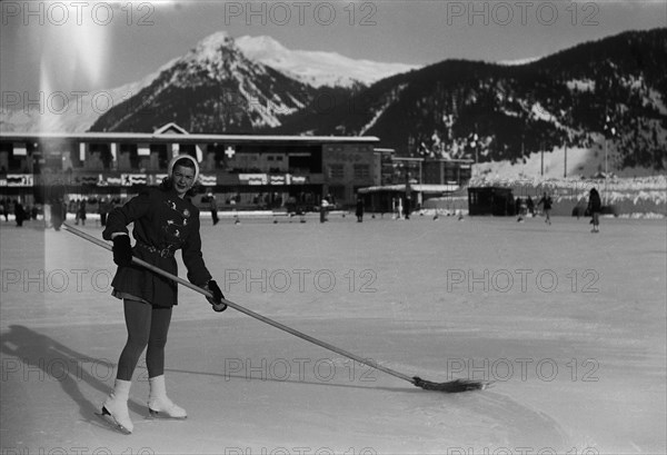 European Figure Skating Championship 1947 in Davos: Barbara Ann Scott