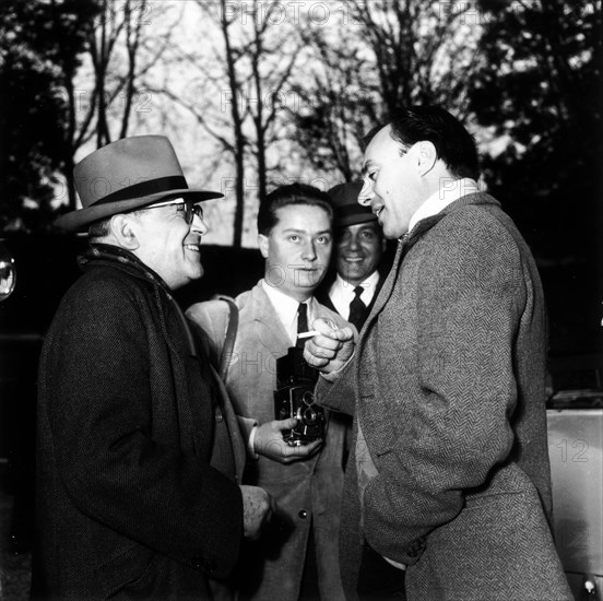 Prince Ali Khan, husband of Rita Hayworth in Lausanne in 1949 .