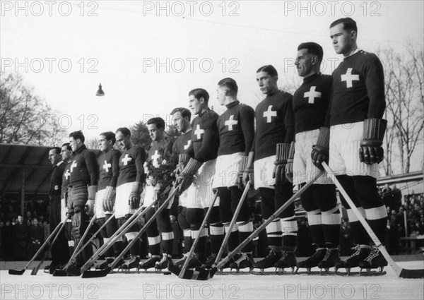 Ice Hockey European Championship 1939 in Bale: Swiss National Team wins the European title