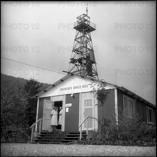 Zurzach, thermal spa, bath house; 1955.