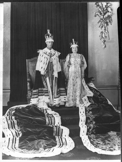 King George VI and Queen Elizabeth: coronation 1937 .