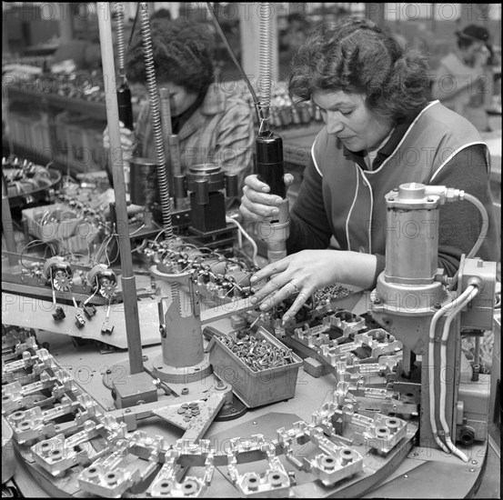 Women Working in Industrial Company, around 1965.