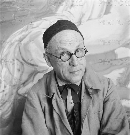 Maurice Barraud, painter around 1945