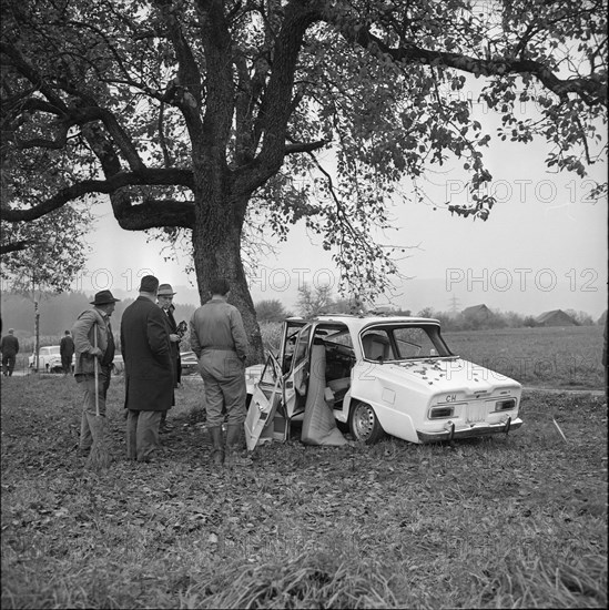 Hugo Koblets fatal car accident 1964: Alfa Romeo wreck.