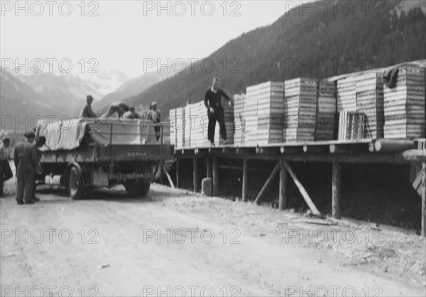 Import of fruits from South Tirol into Switzerland; 1945.