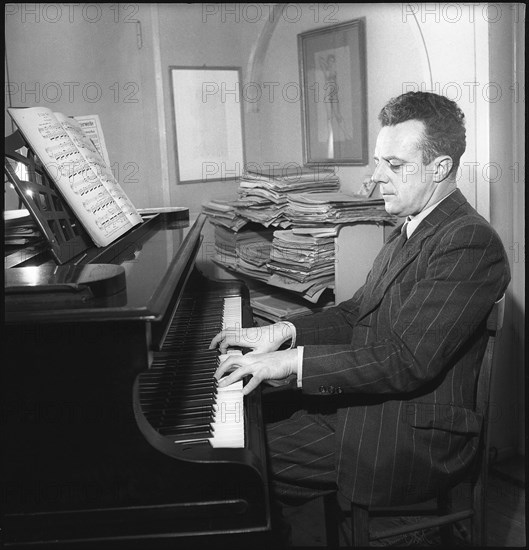 Paul Baumgartner, pianist around 1960 .